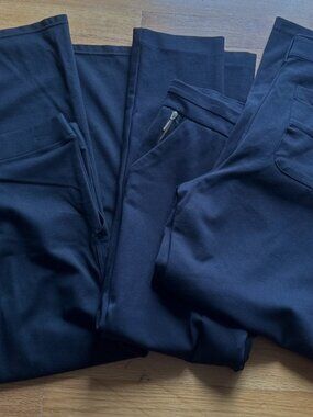 Women’s Dress Pants Lot Size 14 & XL Black Work Bundle 4 pcs